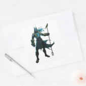 Sticker Carré Egyptian God (Enveloppe)