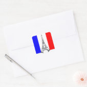 Sticker Carré eiffel français (Enveloppe)