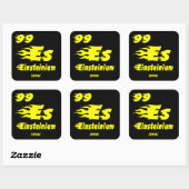 Sticker Carré Einsteinium (Feuille)