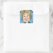 Sticker Carré Election 2016 de Hilary Clinton (Sac)