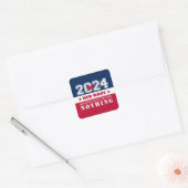 Sticker Carré Election présidentielle 2024 RED WAVE (Enveloppe)