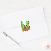 Sticker Carré Élégant boho Cactus cactus cactus succulents (Enveloppe)
