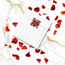 Elegant Burgundy Red & Gold Rose Quinceañera