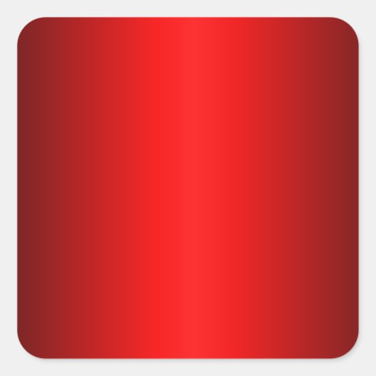 Sticker Carré Élégant dégradé rouge à noir (Devant)