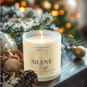 Sticker Carré Elegant Moon & Stars Custom Holiday Candle Label