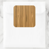 Sticker Carré Elegant Wood Grain (Sac)