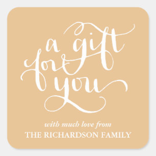 STICKER CARRÉ ÉLÉGANTE BALISERIE DE BALISES DE BALISES DE SCRIPT