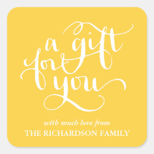 STICKER CARRÉ ÉLÉGANTE BALISERIE DE BALISES DE BALISES DE SCRIPT