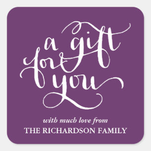 STICKER CARRÉ ÉLÉGANTE BALISERIE DE BALISES DE BALISES DE SCRIPT