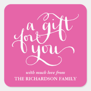 STICKER CARRÉ ÉLÉGANTE BALISERIE DE BALISES DE BALISES DE SCRIPT