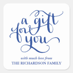 STICKER CARRÉ ÉLÉGANTE BALISERIE DE BALISES DE BALISES DE SCRIPT