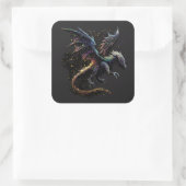 Sticker Carré élémentaire Dragon Air (Sac)
