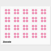 Sticker Carré Éléments scientifiques (Feuille)