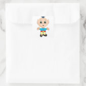 Sticker Carré Elfe magique mignon (Sac)