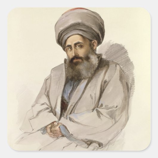 Sticker Carré Elias - Prêtre Jacobite de Mésopotamie (Devant)