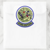 Sticker Carré Élimination des bombes de lapin (Sac)