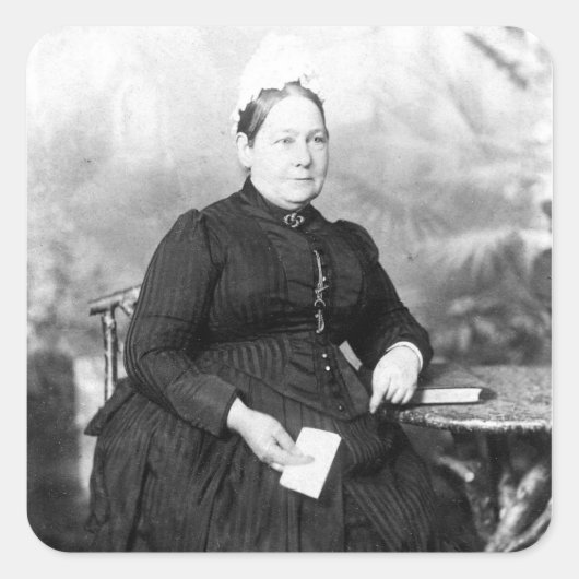 Sticker Carré Elizabeth Ann Everest, Nanny to Winston (Devant)