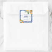 Sticker Carré Elle a trouvé son mariage d'Oranges Main Squeeze B (Sac)