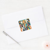 Sticker Carré Elle est la révolution (Enveloppe)