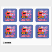 Sticker Carré Elmo & Abby | Wow si adorable (Feuille)