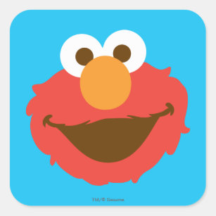 Sticker Carré Elmo Face