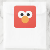 Sticker Carré Elmo Gros Visage (Sac)