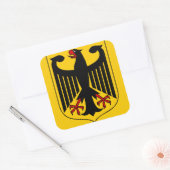 Sticker Carré emblème allemand (Enveloppe)