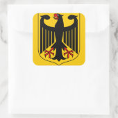 Sticker Carré emblème allemand (Sac)
