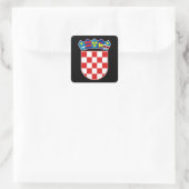 Sticker Carré emblème de croatie (Sac)