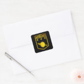 Sticker Carré Emblème de Guadeloupe (Enveloppe)