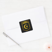 Sticker Carré Emblème de l'Algérie (Enveloppe)