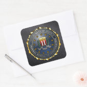 Sticker Carré Emblème du FBI (Enveloppe)