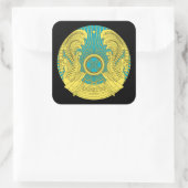 Sticker Carré emblème du kazakhstan (Sac)