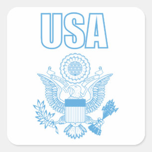 Sticker Carré emblème national des États-Unis
