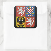 Sticker Carré emblème tchèque (Sac)