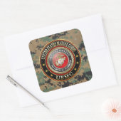 Sticker Carré Emblème USMC [Edition spéciale] [3D] (Enveloppe)