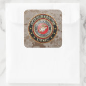 Sticker Carré Emblème USMC [Edition spéciale] [3D] (Sac)