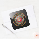 Sticker Carré Emblème USMC [Edition spéciale] [3D] (Enveloppe)