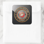 Sticker Carré Emblème USMC [Edition spéciale] [3D] (Sac)