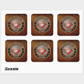 Sticker Carré Emblème USMC [Edition spéciale] [3D] (Feuille)