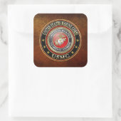 Sticker Carré Emblème USMC [Edition spéciale] [3D] (Sac)