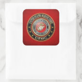 Sticker Carré Emblème USMC [Edition spéciale] [3D] (Sac)