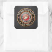Sticker Carré Emblème USMC [Edition spéciale] [3D] (Sac)
