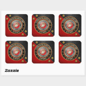 Sticker Carré Emblème USMC [Edition spéciale] [3D] (Feuille)