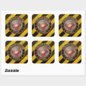 Sticker Carré Emblème USMC [Edition spéciale] [3D] (Feuille)