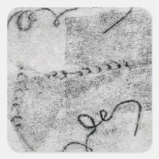 Sticker Carré Emboss aveugle