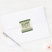 Sticker Carré Émeraude Ornate Borders (Enveloppe)