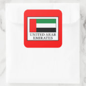 Sticker Carré Émirats arabes unis (Sac)