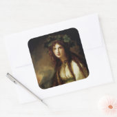 Sticker Carré Emma, Lady Hamilton (Enveloppe)
