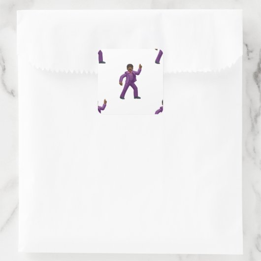 Sticker Carré Emoji Dancing Man (Sac)